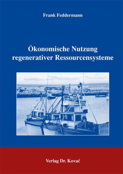 Feddermann, Frank:  Ökonomische Nutzung regenerativer Ressourcensysteme. Schriftenreihe volkswirtschaftliche Forschungsergebnisse; Bd. 102. 