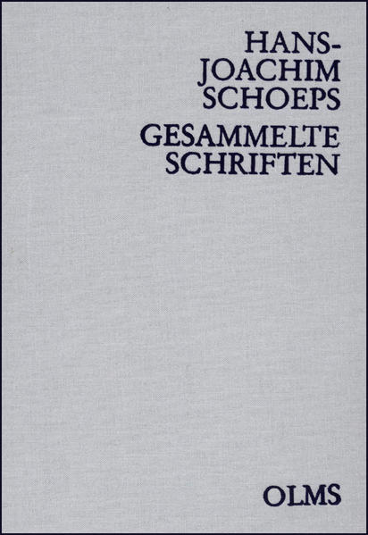 Schoeps, Hans-Joachim:  Gesammelte Schriften, Abt. 2, Geistesgeschichte - Bd. 8 : Studien zur unbekannten Religions- und Geistesgeschichte. 