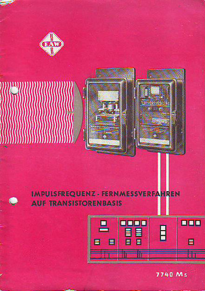    Impulsfrequenz-Fernmessverfahren auf Transistorenbasis. 