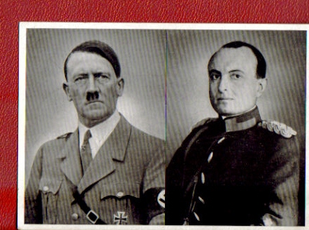   Ansichtskarte "Zum Staatsbesuch des Prinzregenten Paul von Jugoslawien" (vorne Hitler und der Prinzregent in s/w abgebildet, hinten eine Briefmarke sowie 3 Sonderstempel zum Staatsbesuch des Prinzregenten 1.6.-3.6.1939) 