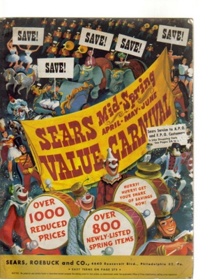 Sears, Roebuck & Co.  Sears Value Carnival. Mid-Spring april-May-June 1952 (Verkaufskatalo / Warenkatalog) (Catalogue) 