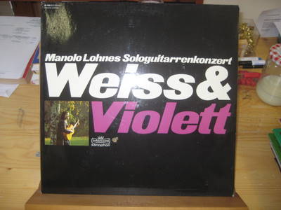 Lohnes, Maolo  Manolo Lohnes Sologuitarrenkonzert; Weiss & Violett (LP 33 U/min) 
