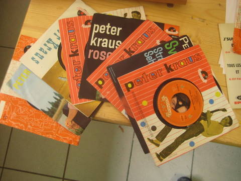 Kraus, Peter  Sammlung von 8 Single Platten / 1. Sugar Baby / Ich denk an dich Single 45UpM 