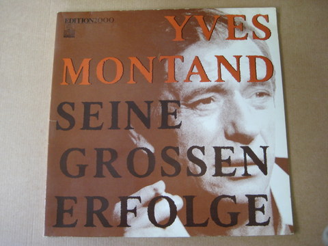 Montand, Yves  Seine grossen Erfolge (LP 33 U/min.) 