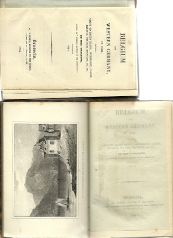 Trollope, Mrs.  Belgium and Western Germany in 1833 (including Visits to Baden-Baden, Wiesbaden, Cassel, Hanover, The Harz Mountains, etc. etc.) 