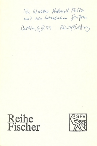 Hartung, Rudolf  Kritische Dialoge 
