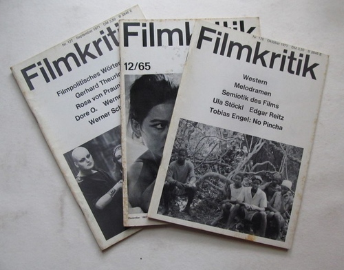 diverse Autoren  61 Hefte FILMKRITIK (1959-1982) (EINZELHEFTE bitte anfragen, Mindestabnahme 3 Hefte, Stück 4 ) 