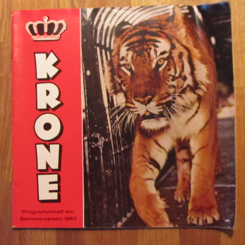 Circus Krone  Programmheft der Sommersaison 1963 