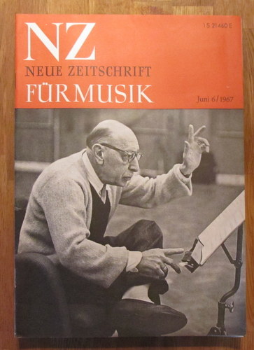 Hartmann, Karl Amadeus und Ernst Thomas  NZ / Neue Zeitschrift für Musik Nr. 6/1967 