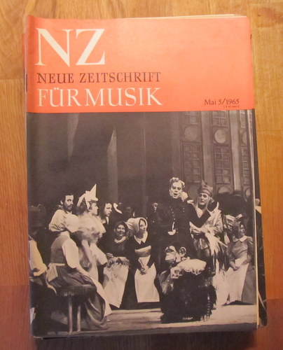 Hartmann, Karl Amadeus und Ernst Thomas  NZ / Neue Zeitschrift für Musik Nr. 5/1965 