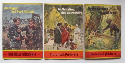 Bruchl, Helmut (Hg.)  Konvolut "Kolonial-Bücherei" Nr. 15, 23, 68 