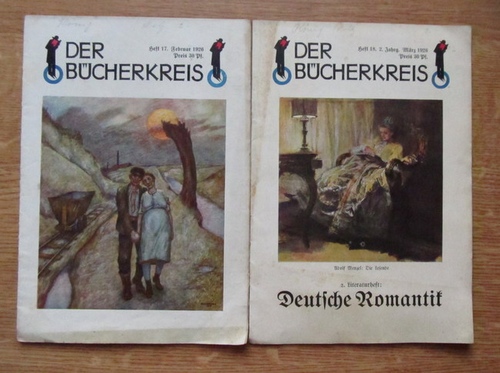 Wendel, Friedrich (Hg.)  Der Bücherkreis 2. Jahrgang 1926 Heft 17 + 18 (Februar und März) 