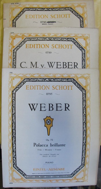 Weber, Carl Maria von  5 Titel / 1. Grosse Polonaise Es dur Op. 21 Piano Einzelausgabe 