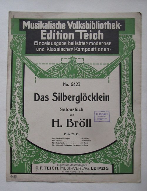 Bröll, Heinrich  Das Silberglöcklein (Salonstück) 