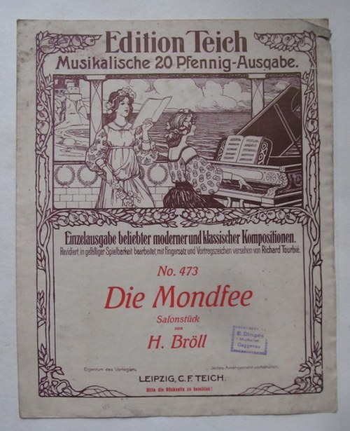 Bröll, Heinrich  Die Mondfee (Salonstück für Piano) 