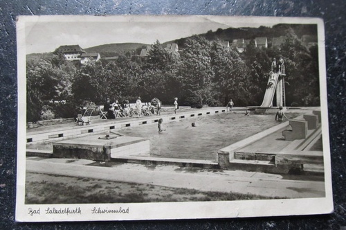   Ansichtskarte "Bad Salzdetfurth, Schwimmbad" 