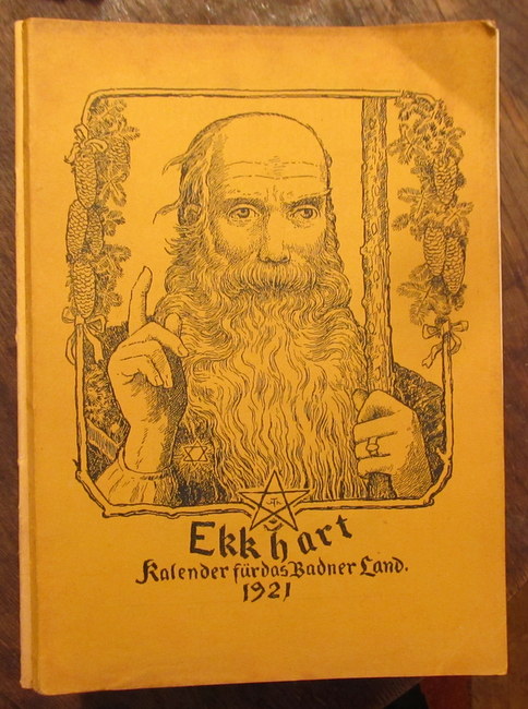 Wingenroth, Max (Hg.)  Ekkhart 1921 / 1922 / 1923 (Kalender für das Badner Land) 