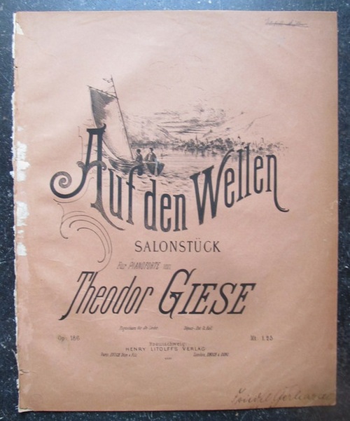 Giese, Theodor  Auf den Wellen Op. 186 (Salonstück für Pianoforte) 