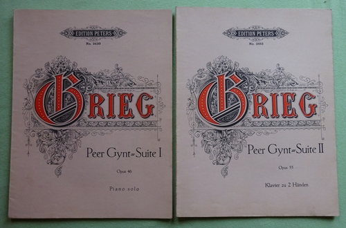 Grieg, Edvard  Peer Gynt-Suite I und II. Opus 46 und 55. Piano Solo / Klavier zu 2 Händen 