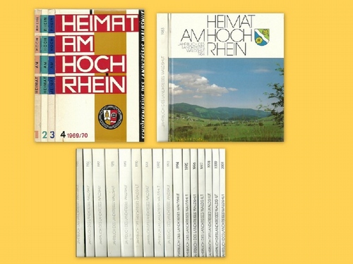 diverse Autoren  Heimat am Hochrhein. Jahrbuch des Landkreises Waldshut. Band 1-4 + 8-24 + 26 