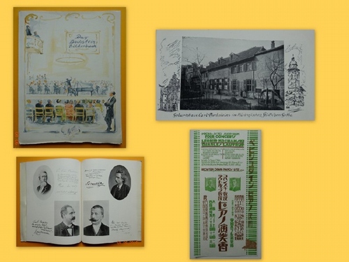 Bechstein, C.  Bechstein-Bilderbuch / Bechstein-Picture-Book / Bechstein illustre (Anläßlich des 75jährigen Firmenjubiläums zusamengestellte Festschrift 1853-1928) 