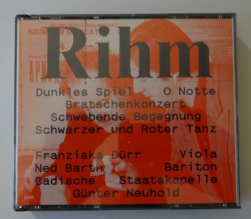 Rihm, Wolfgang  Dunkles Spiel (Dark Game) / O Notte / Viola Concerto / Schwebende Begegnung (Floating Encounter) / Schwarzer und Roter Tanz (Black and Red Dance) (Badische Staatskapelle Günter Neuhold) 