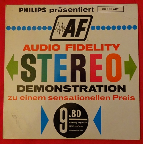 VA  Philips präsentiert AF (Audio Fidelity) - Stereodemonstration zu einem sensationellen Preis 
