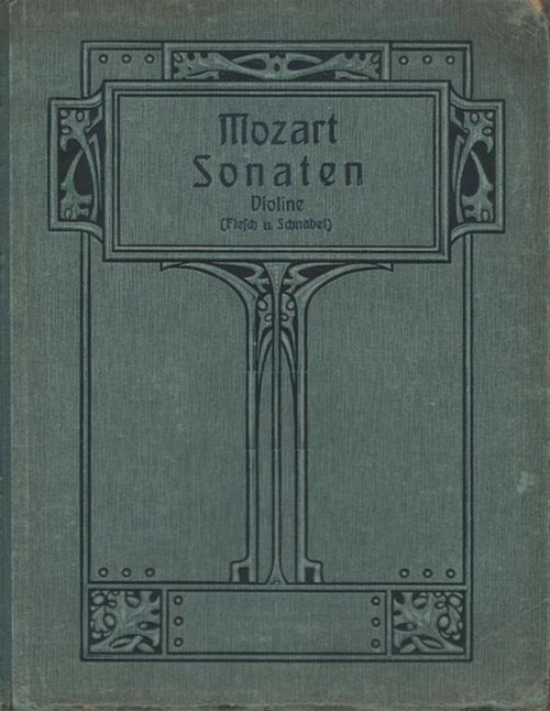 Mozart, Wolfgang Amadeus  Sonaten für Pianoforte und Violine (Hg. Artur Schnabel und Carl Flesch) 