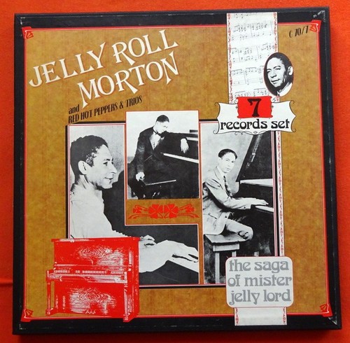 Morton, Jelly Roll und Red Hot Peppers & Trios  The Saga of Mister Jelly Lord (7 records set) 