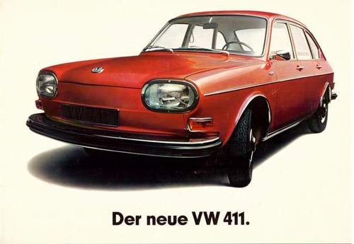 VW  Der neue VW 411 (Werbeprospekt) 