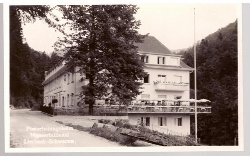   Ansichtskarte Lierbach Posterholungsheim Wasserfallhotel 