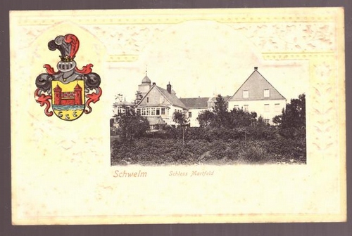   Ansichtskarte AK Schwelm. Schloss Martfeld 