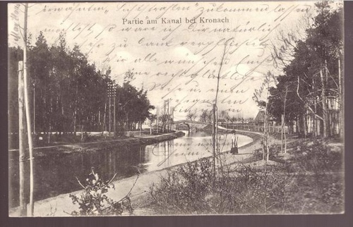   Ansichtskarte AK Partie am Kanal bei Kronach 