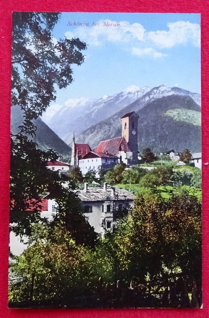   Ansichtskarte AK Schönna bei Meran 