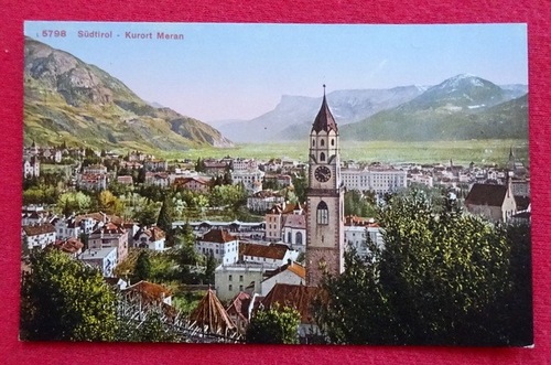   2 Ansichtskarten AK Kurort Meran. Südtirol 