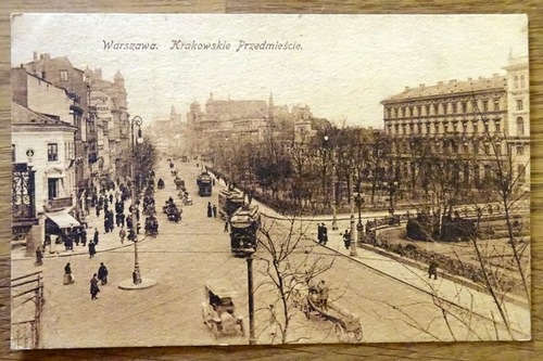   Ansichtskarte AK Warszawa. Krakowskie Przedmiescie 
