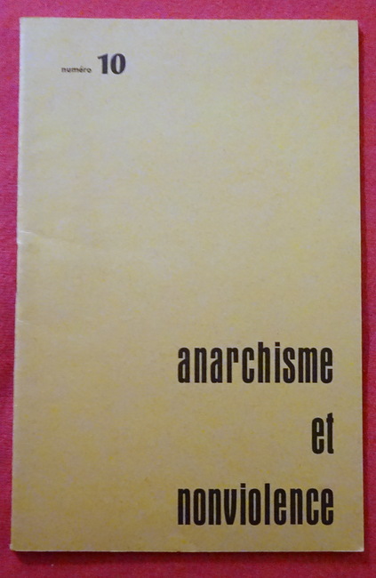 ohne Autor  anarchisme et nonviolence No. 10 