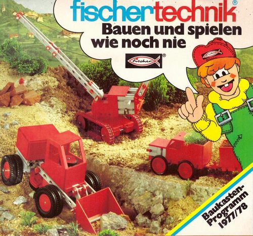 Fischer  Fischer Technik. Bauen und spielen wie noch nie (Baukasten-Programm 1977/78. kl. Katalog) 