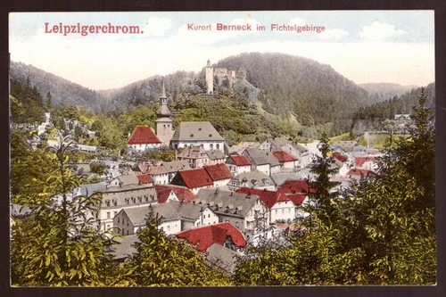   Ansichtskarte AK Kurort Berneck im Fichtelgebirge (Leipzigerchrom) 
