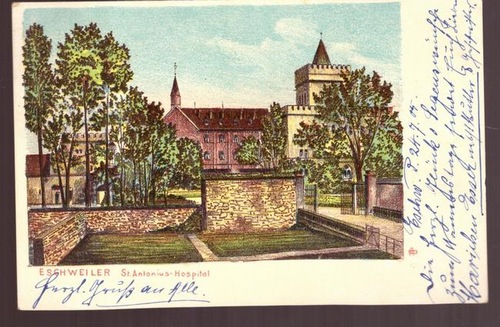   Ansichtskarte AK Eschweiler. St. Antonius.Hospital 