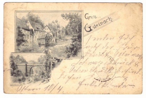   Ansichtskarte. AK Gruß aus Gsteinach (Schwarzenbruck) 