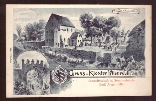   Ansichtskarte AK Gruss vom Kloster Pillenreuth (Gastwirtschaft und Sommerfrische Emil Angermüller) 