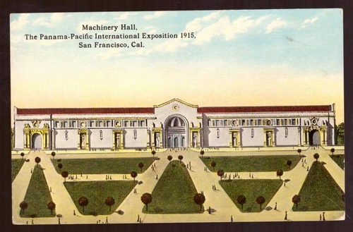   Ansichtskarte AK Machinery Hall. The Panama-Pacific International Exposition 1915, San Francisco, California 
