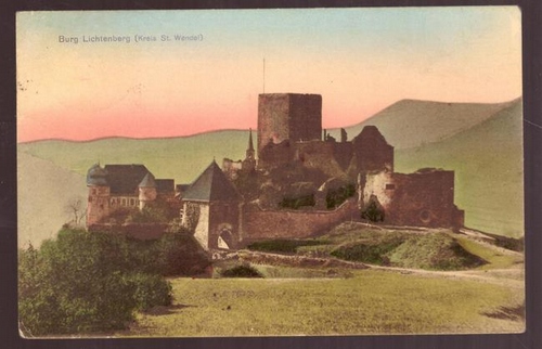   Ansichtskarte AK Burg Lichtenberg (SKreis St. Wendel) 