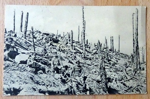   Ansichtskarte AK Rabenwald (vor Verdun). Schlachtfeld (Feldpostkarte) 