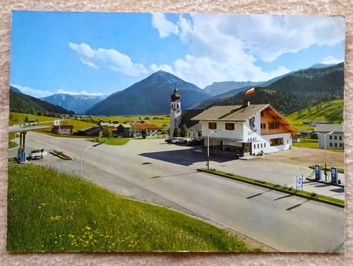   Ansichtskarte AK Achenkirch am Achensee, Tirol. ARAL-Tankstelle 