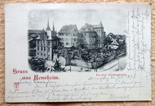   Ansichtskarte AK Gruss aus Bensheim. Das Engl. Fräulein-Institut 