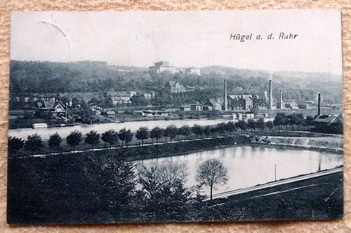   Ansichtskarte AK Hügel a.d. Ruhr (Industrieanlage, Zeche, künstlicher See) 