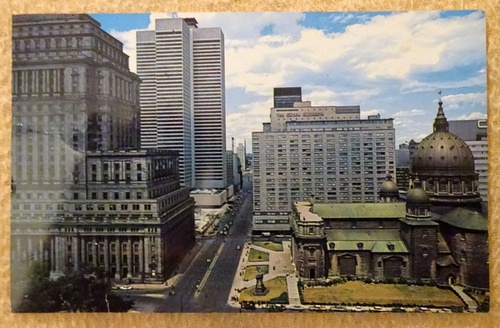   Ansichtskarte AK Montreal. Dorchester Street (La Ville de L`Exposition Universelle" 1967, Worlds Fair City) 