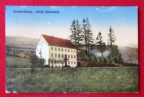   Ansichtskarte AK Breusch-Urbach. Schloß (Breuschtal) 
